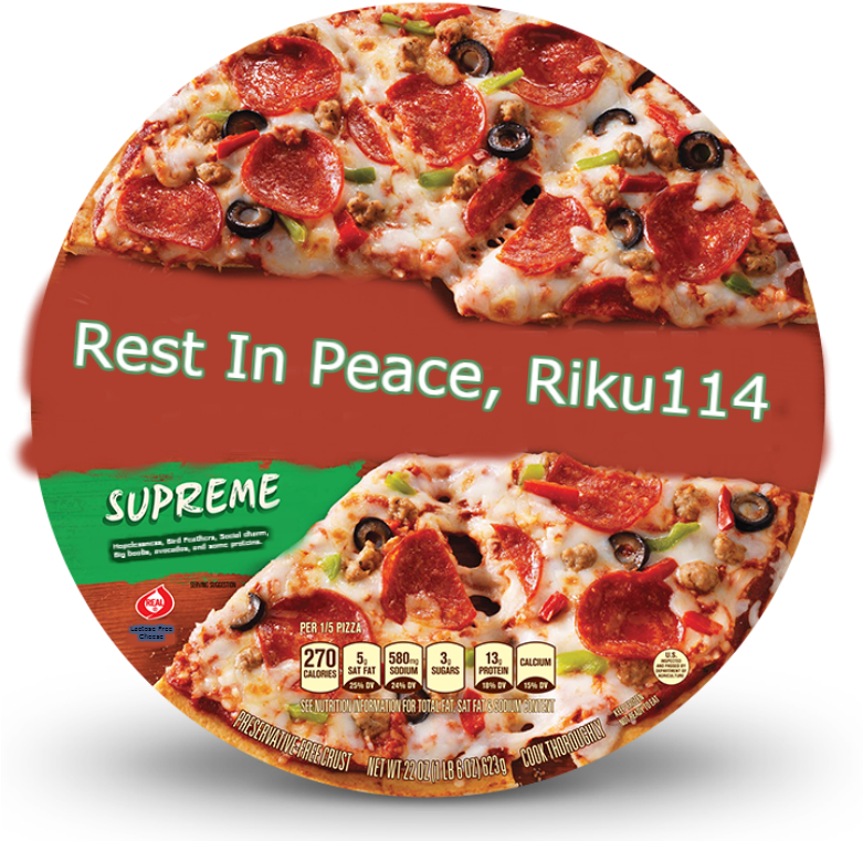 Riku114 Fondo De Pantalla Entitled Rikus Tombstone - Tombstone Original Supreme Pizza - 22 Oz (780x779), Png Download