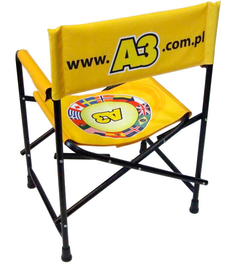 Director's Chair Deluxe Director's Chair Back View - Director's Chair (813x1000), Png Download