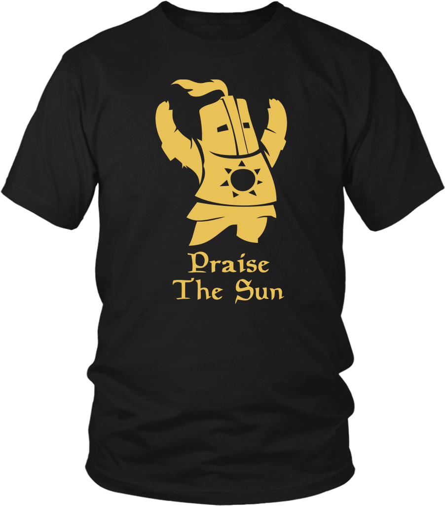 Praise The Sun Funny Shirt Knight Dark Souls Dark Souls - Dark Souls Praise The Sun (1024x1024), Png Download