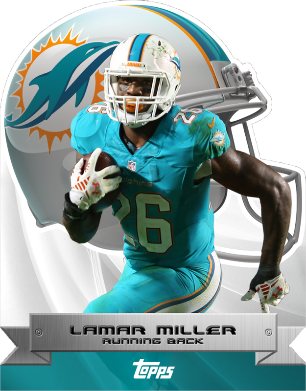 Todd Gurley - Miami Dolphins 8" X Color Helmet Magnet (625x800), Png Download