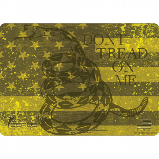 Don't Tread On Me Mat - Aufgerollte Schlange Treten Nicht Auf Mir Stoffserviette (540x540), Png Download
