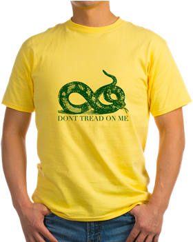 Dont Tread On Me Gadsden Flag Libertarian Merch - Funny Jeep Shirts (350x350), Png Download