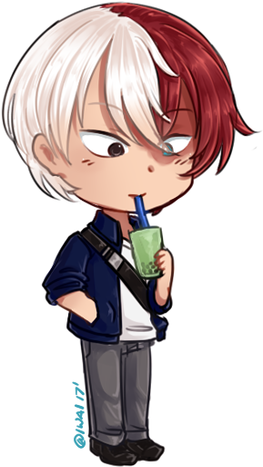 [p] Tiny Todoroki - Fur (379x549), Png Download