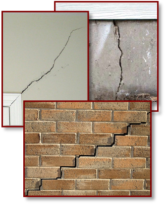 And Wall Cracking - Cracked (333x411), Png Download
