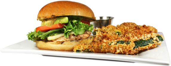 California Turkey Burger - Fast Food (599x254), Png Download