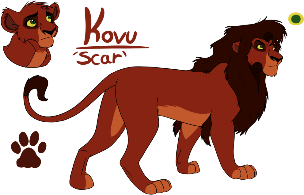 Kovu Scar's Son - Chaka Lion King (1024x668), Png Download