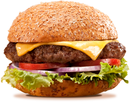 Burger, Cheese, Cheeseburger, Food, Photography, Photo, - Бургер Классик (415x334), Png Download