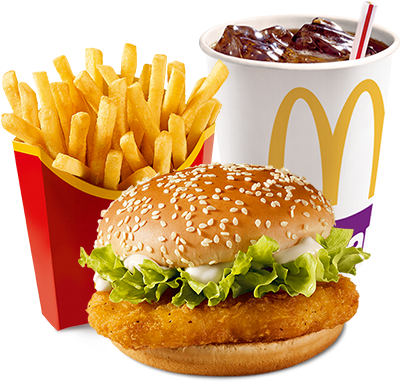 Veggie Burger Clipart Mcdonalds Burger - Макчикен Меню (500x400), Png Download