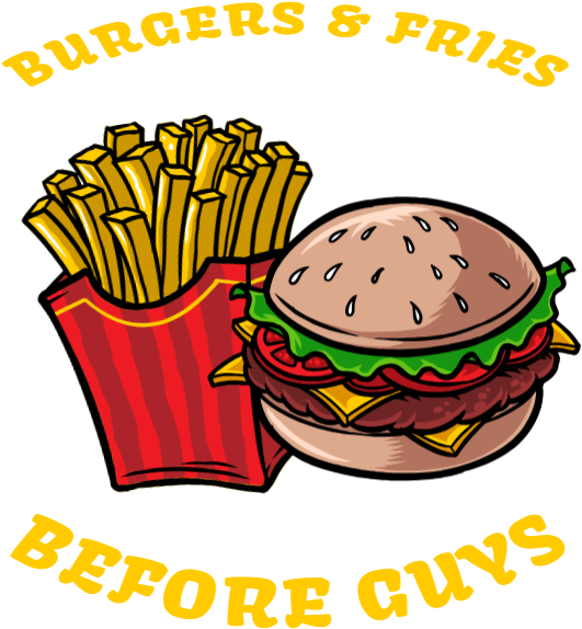 Burgers And Fries Before Guys - French Fries (539x590), Png Download