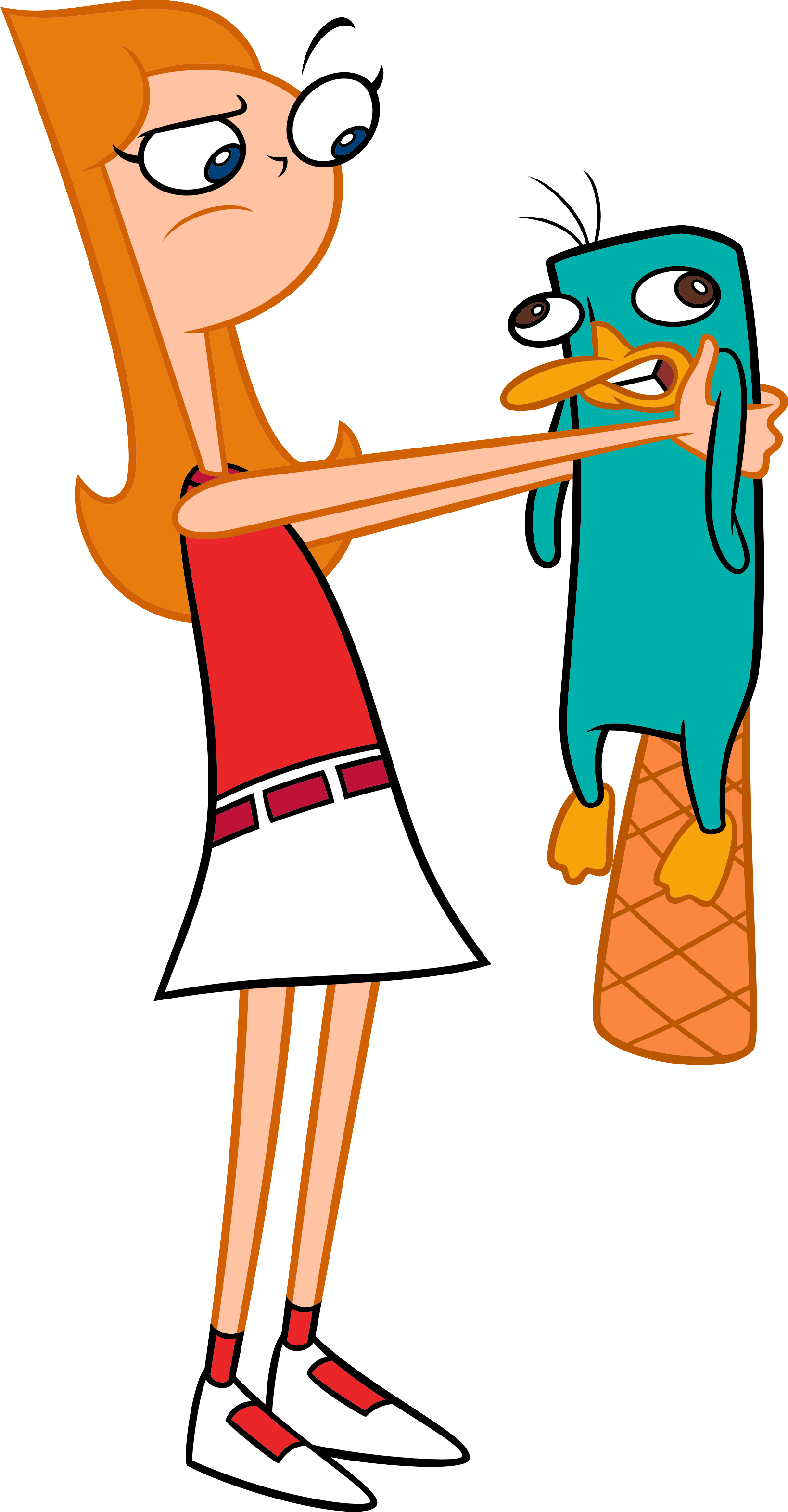 Cndaceperry - Fineas E Ferb Personagens (1638x3142), Png Download