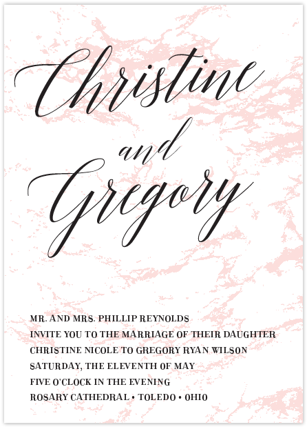 Wedding Invitation - Register-karten - Modernes Skript 8,9 X 12,7 Cm Einladungskarte (800x800), Png Download