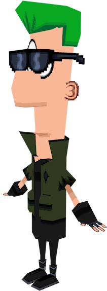 Download Zip Archive - Phineas And Ferb Model (750x650), Png Download