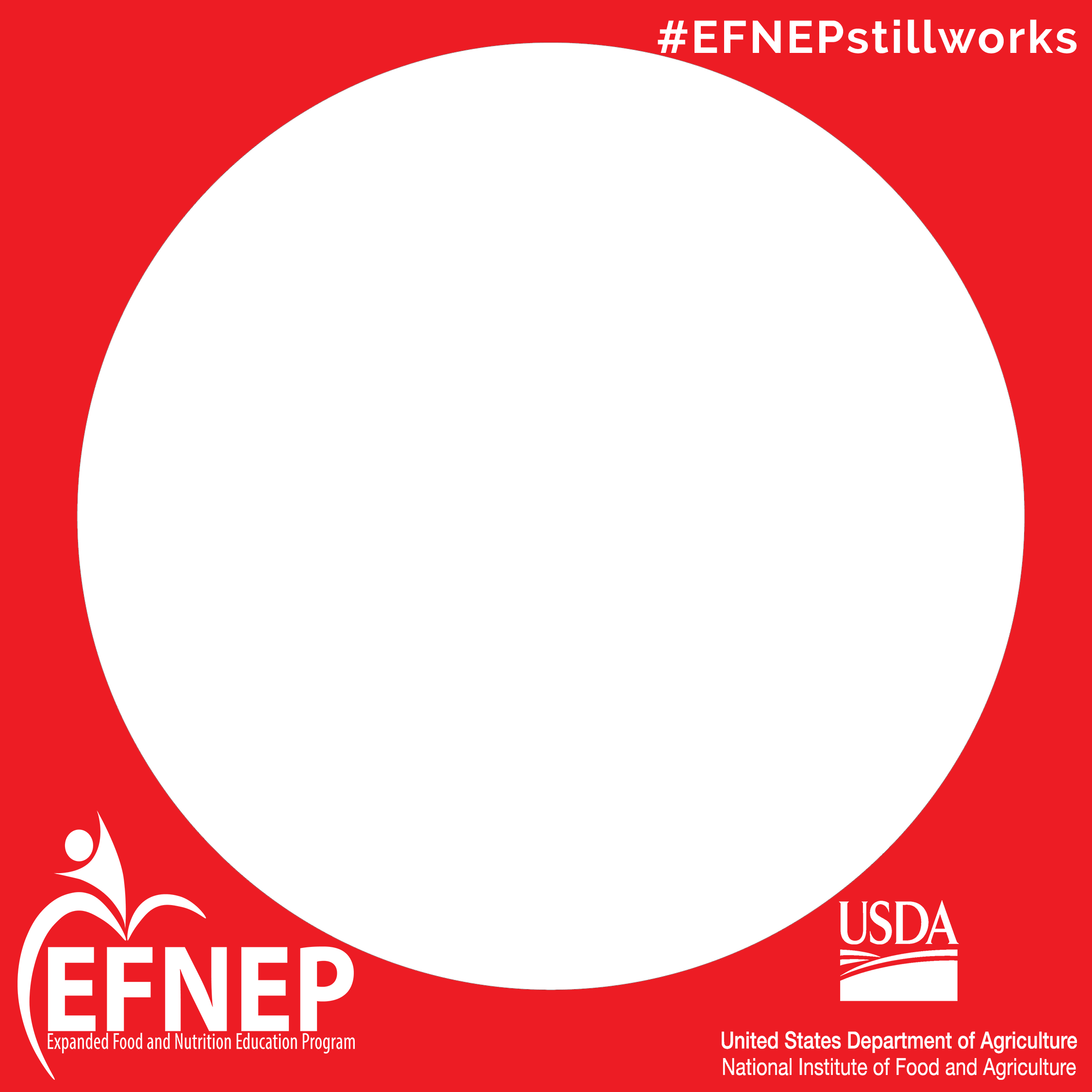 Red Circle With White Logos - United States Department Of Agriculture (2250x2250), Png Download