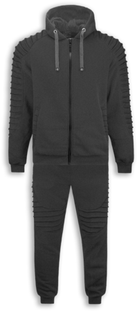 Limited Edition Men Biker Fleece Sweatsuit Track Suit - Sweat Suit Men Png (371x480), Png Download
