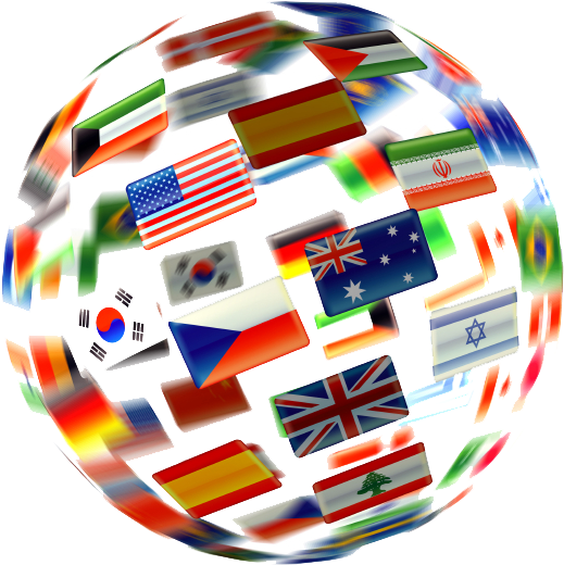 Flag Globe Clear - International Traffic In Arms Regulation (itar) By (550x550), Png Download