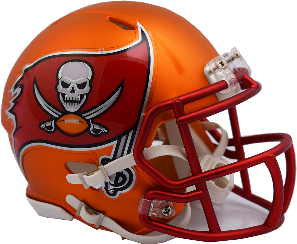 Buccaneers - Tampa Bay Buccaneers Blaze Helmet (1000x1000), Png Download