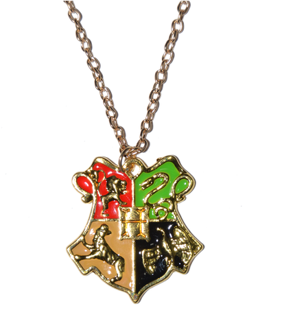 Hogwarts Metal Necklace - Locket (500x500), Png Download