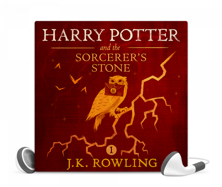 Harry Potter And The Sorcerer's Stone By J - Harry Potter And The Philosopher's Stone Audiobook (714x600), Png Download