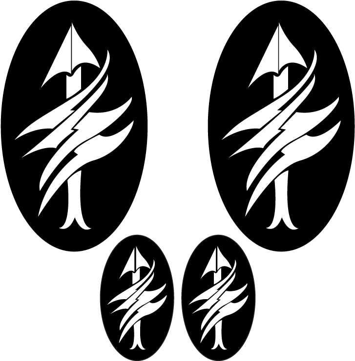 Scout Sniper Employment Symbol Stickers - Usmc Scout Sniper Symbol (800x800), Png Download