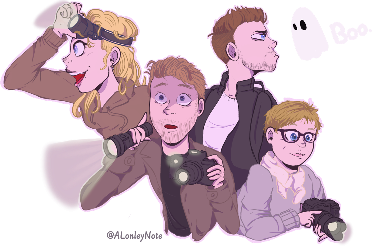 Favorite Ghost Hunters - Shane Dawson Morgan Adams (1280x808), Png Download