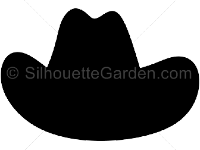 Download Hd Cowboy Hat Silhouette Vector Transparent Png Image Nicepng Com