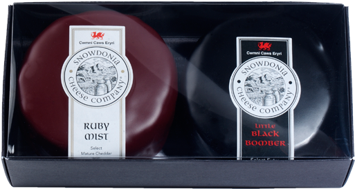 Duo Black Bomber Ruby Mist Gift Pack Snowdonia Cheese - Snowdonia Cheese Co. Snowdonia Cheese Company Truckle (800x800), Png Download