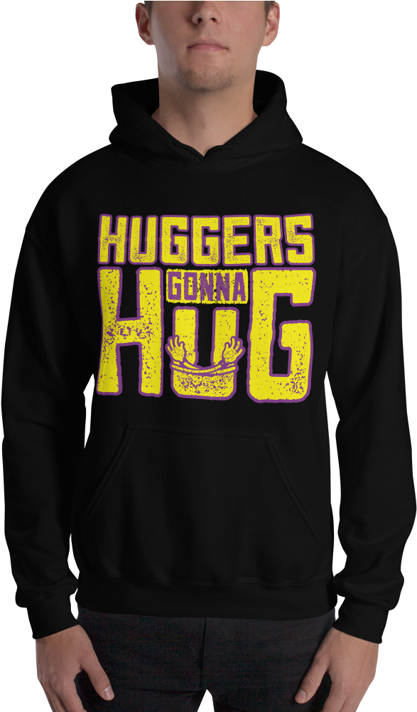 Bayley "huggers Gonna Hug" Hooded Sweatshirt - Hoodie (1000x1000), Png Download