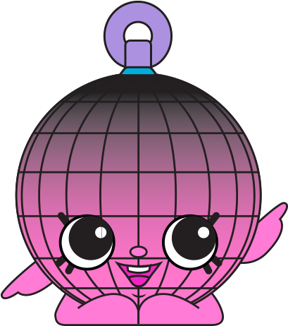 Mia Mirror Ball Ct Art - Mia Mirror Ball Shopkin (575x475), Png Download