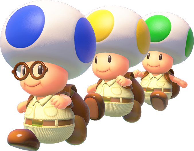 Treasure Tracker - Captain Toad Treasure Tracker Toad (676x527), Png Download
