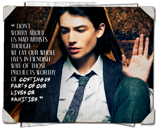 What Would You Sacrifice A Sliver Of Sanity For - Ezra Miller Flash Quotes (640x504), Png Download