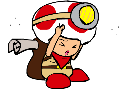 Todos Sabemos Que Toad Siempre Ha Ayudado A Mario A - Cartoon (587x435), Png Download