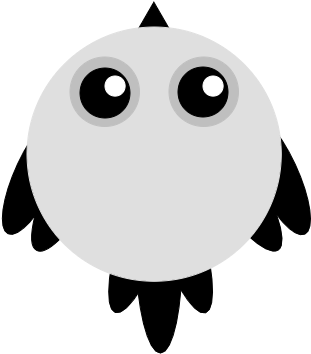Artisticsnowy Owl - Mope Io Snowy Owl (474x422), Png Download