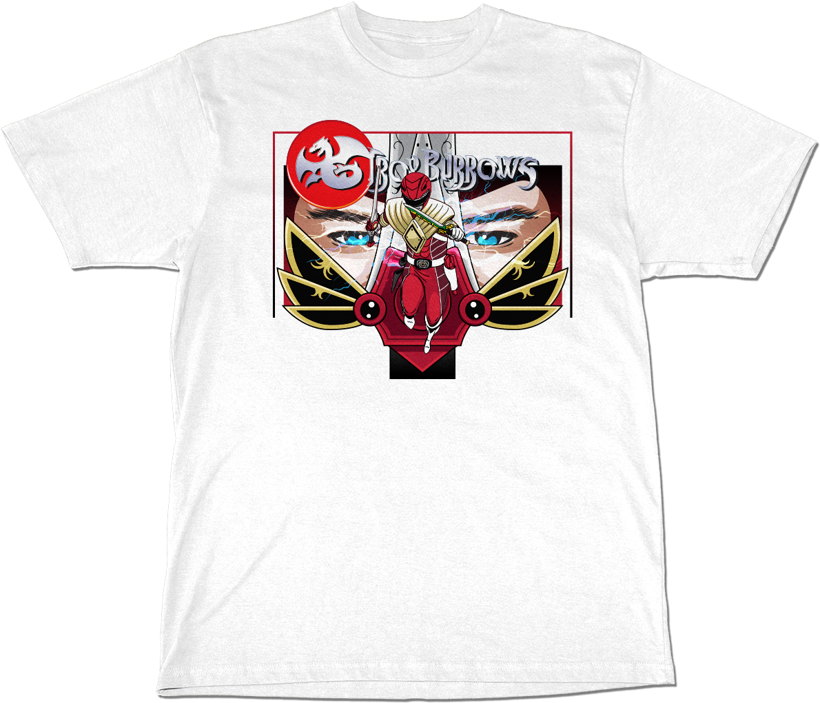 Troy Burrows Vintage Fan Tee - Comic Style T Shirt Design (1280x1280), Png Download