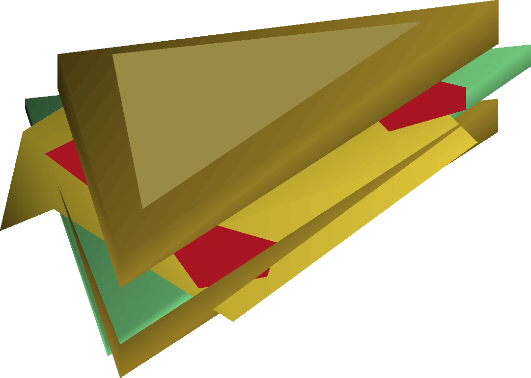 Triangle Sandwich Detail - Wiki (1081x771), Png Download