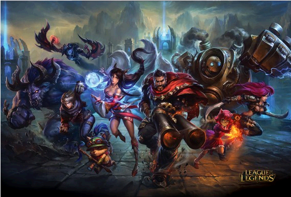 Team Ahri/graves - League Of Legends Poster Team Ahri/graves 27" X 40" (570x570), Png Download