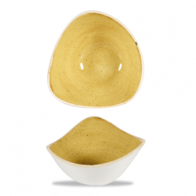 5cm Stonecast Mustard Yellow Triangle Bowl - Yellow (400x400), Png Download