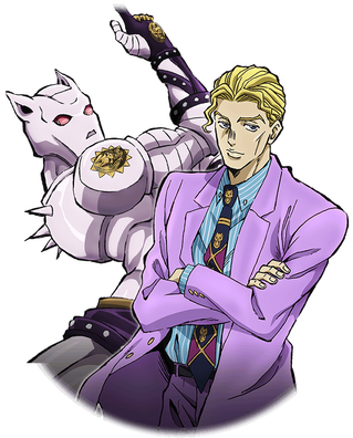 Kira - Kira Yoshikage And Killer Queen Png (374x415), Png Download