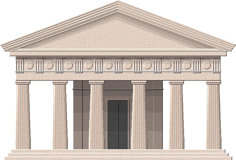 Greece Temple Png (790x536), Png Download