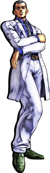 Kosaku Kira Asb - Yoshikage Kira White Suit (200x610), Png Download