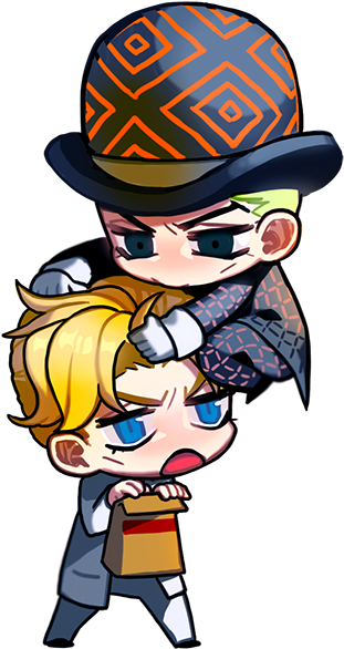 Kira Yoshikage Drawn By 1oo06 - Cartoon (410x680), Png Download