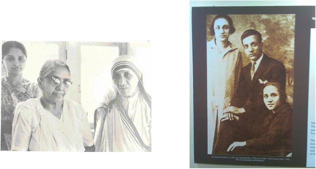 Mother Teresa - Mother Teresa And Her Family (630x337), Png Download