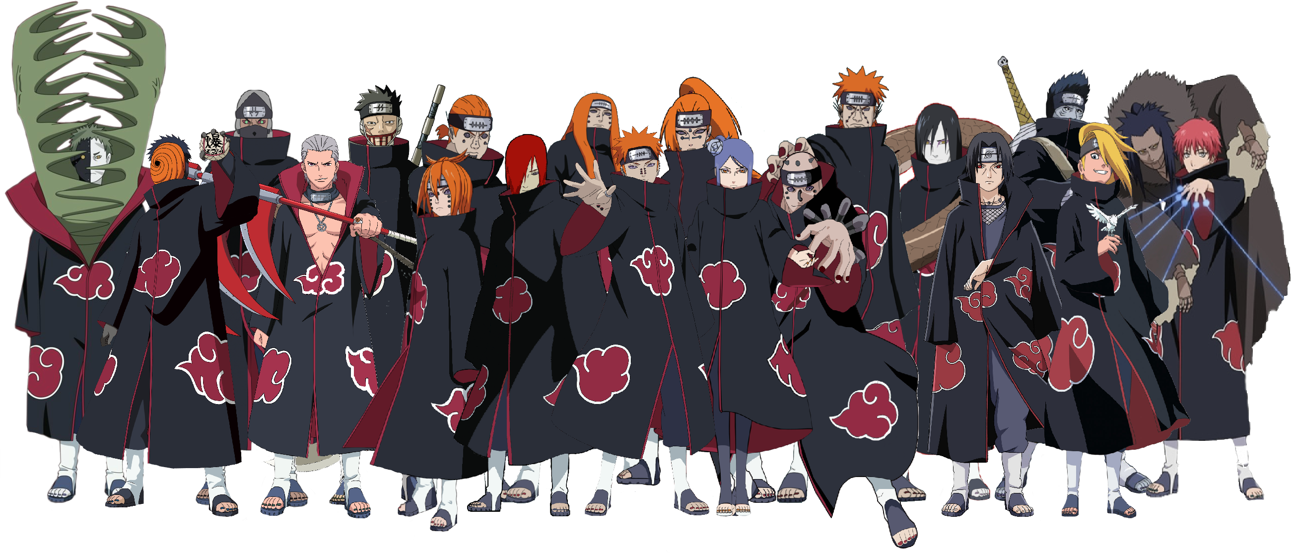 Uchiha Itachi Cosplay Costumes Pants Naruto Shippuden (2608x1124), Png Download