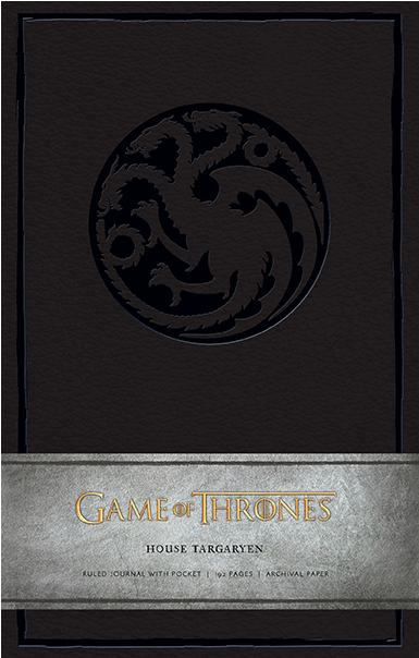 Game Of Thrones House Targaryen Journal - Game Of Thrones: House Stark Hardcover Ruled Journal (603x603), Png Download