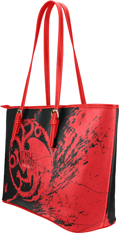 Psylocke House Targaryen Theme Print Tote Bags Trendy - Tote Bag (1000x1000), Png Download