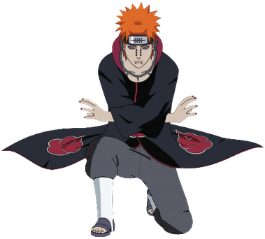 Pein On Narutostormworldfansub Equipe - Pain Naruto Cuerpo Completo (400x350), Png Download