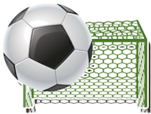 Soccer Goal - Soccer Goal Emoji Png (350x350), Png Download