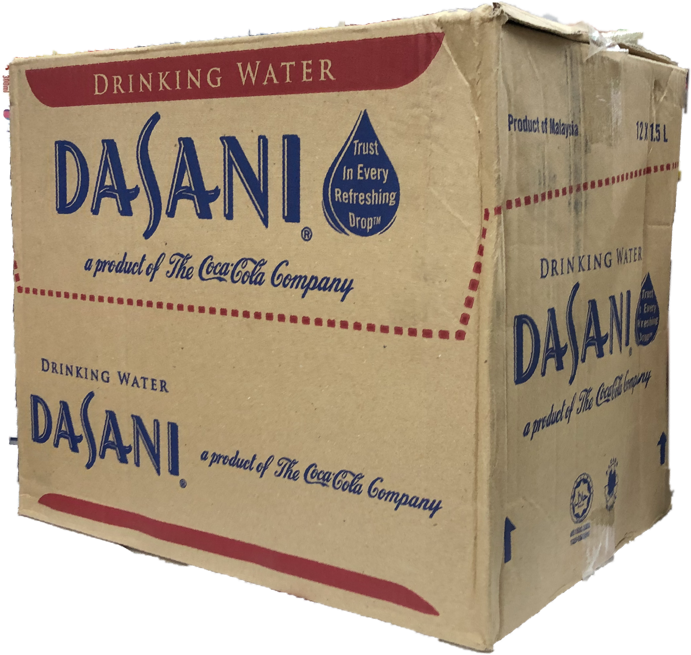 Dasani Drinking Water 12x1 (2613x2412), Png Download