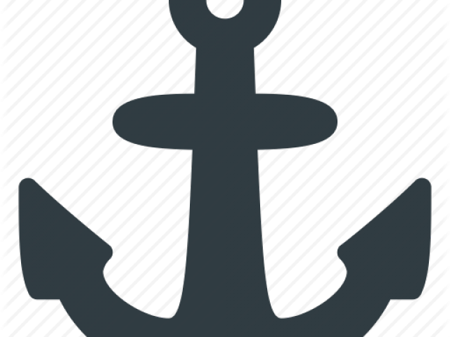 Original - Anchored Cross (640x480), Png Download