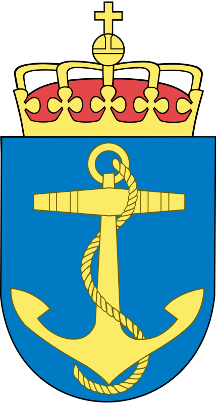 Pin Navy Anchor Clip Art - Royal Norwegian Navy Logo (428x800), Png Download