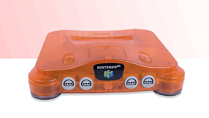 Console, Gaming, Mod, Nintendo 64, Rare, Ultrahdmi - Orange Nintendo 64 Console (720x405), Png Download
